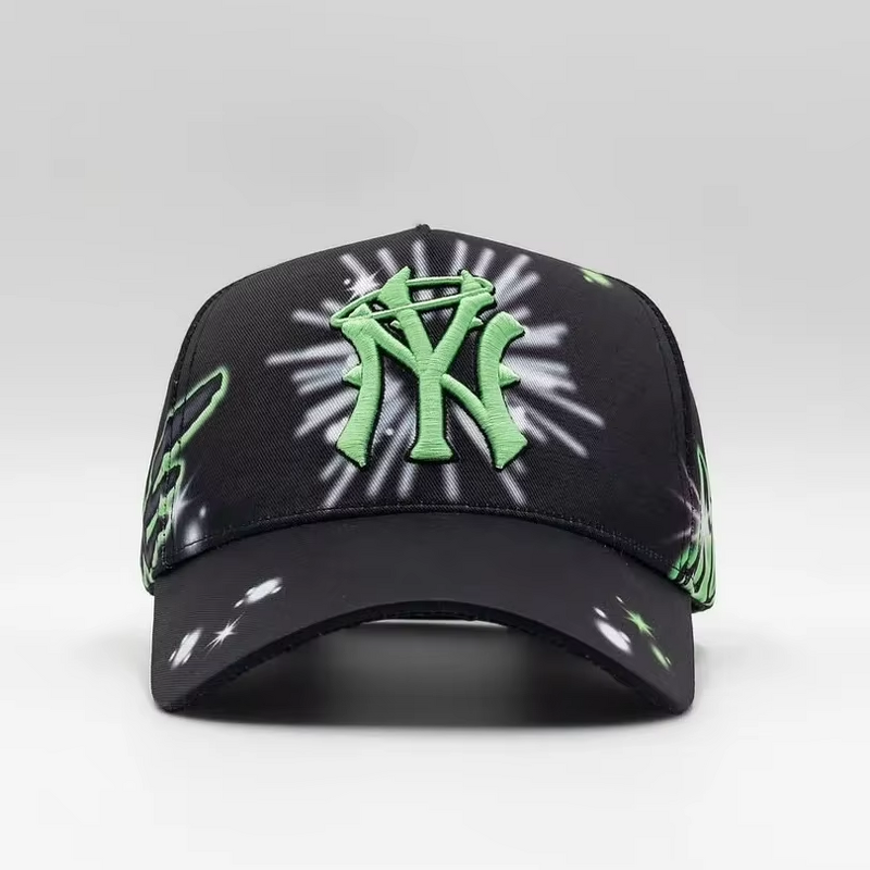 Baseball Cap Supplier - OEM Applique Unisex Structured 5 Panel