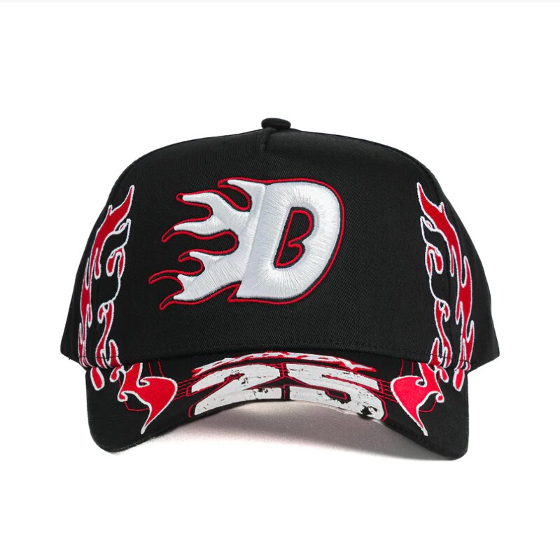 Baseball Cap Supplier - OEM 3D Embroidery Distressed Curved