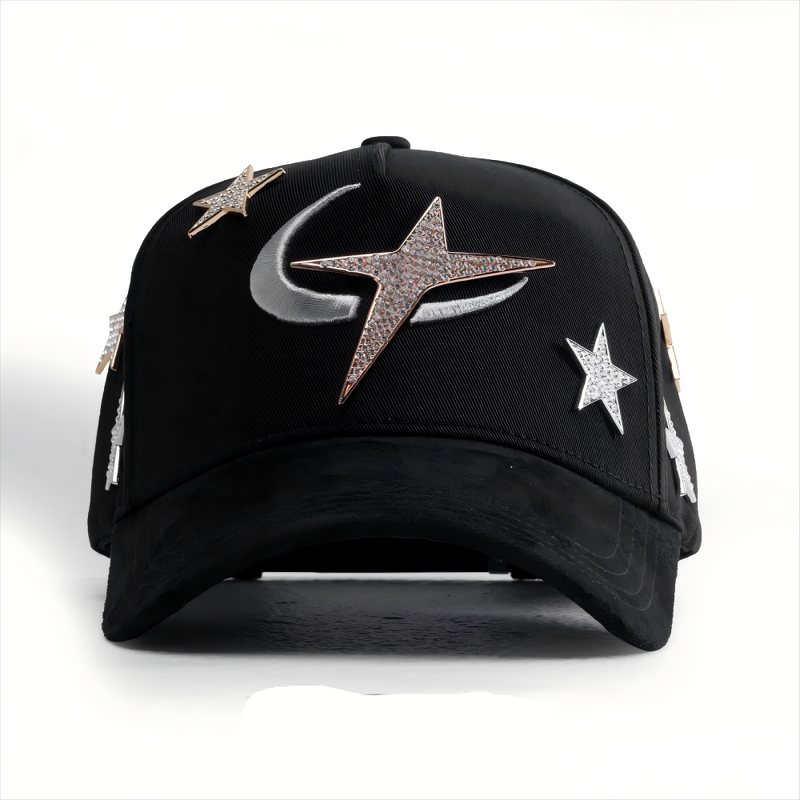 Sports Hat Manufacturer - OEM Star Barbas 5-Panel Puff Printing