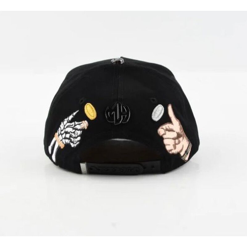 Sporty Hat Supplier - OEM Crystal Magician Distressed 5-panel