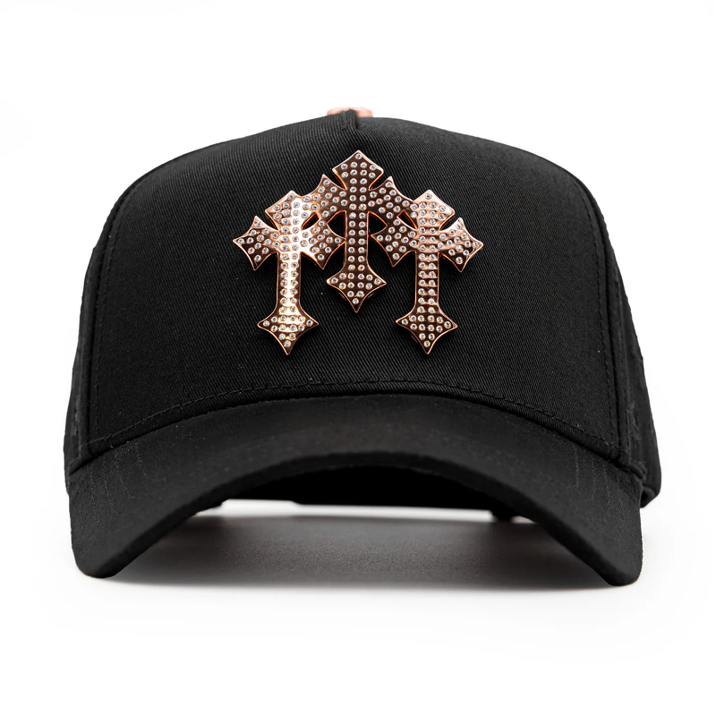 Baseball Cap Manufacturer - OEM Luxury Gold Wide Brim Suede