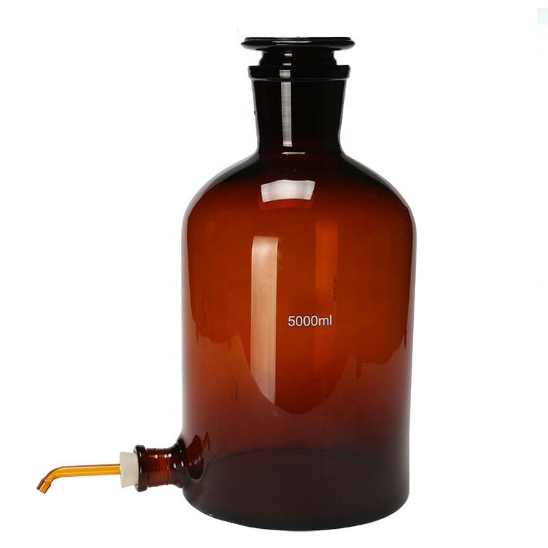 Aspirator Bottle Manufacturer - 2500ml Glass with Bottom Side Arm