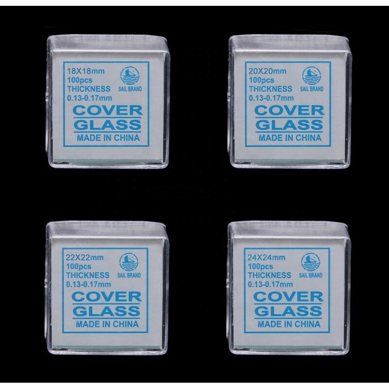 Microscope Cover Slip Factory - 20x20mm Square Glass Slide Cover