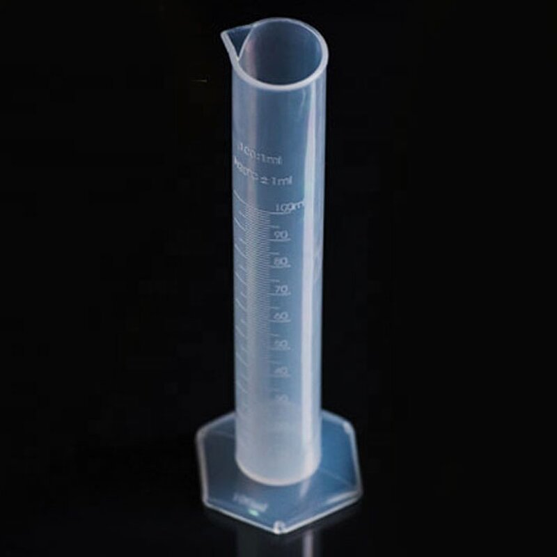 Measuring Cylinder Manufacturer - 10ml Clear Plastic with Spout