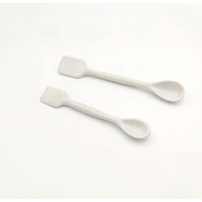 Ceramic Spatula Factory - 140mm Length with Spoon End Lab