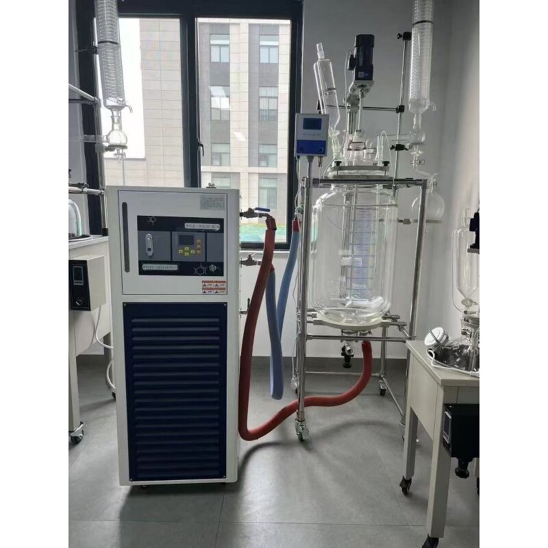 Double Layer Glass Reactor Manufacturer - 30L High Borosilicate Lab Reactor