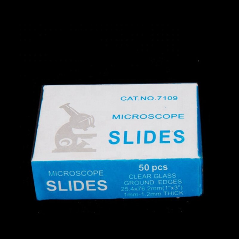 Microscope Cover Slip Factory - 7109 with White Edge Slide Cover