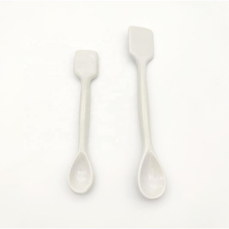 Ceramic Spatula Factory - 140mm Length with Spoon End Lab