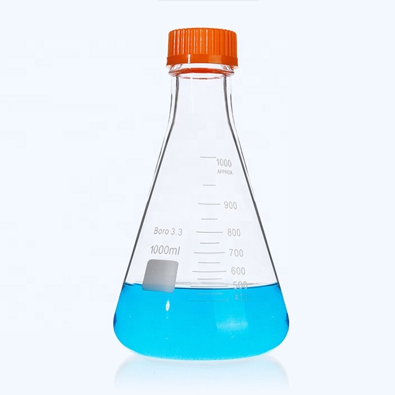 Erlenmeyer Flask Factory - 500ml Borosilicate Glass with Screw Cap