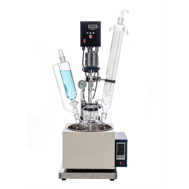 Glass Reactor Kettle Factory - 50L Single-Layer with Digital Display