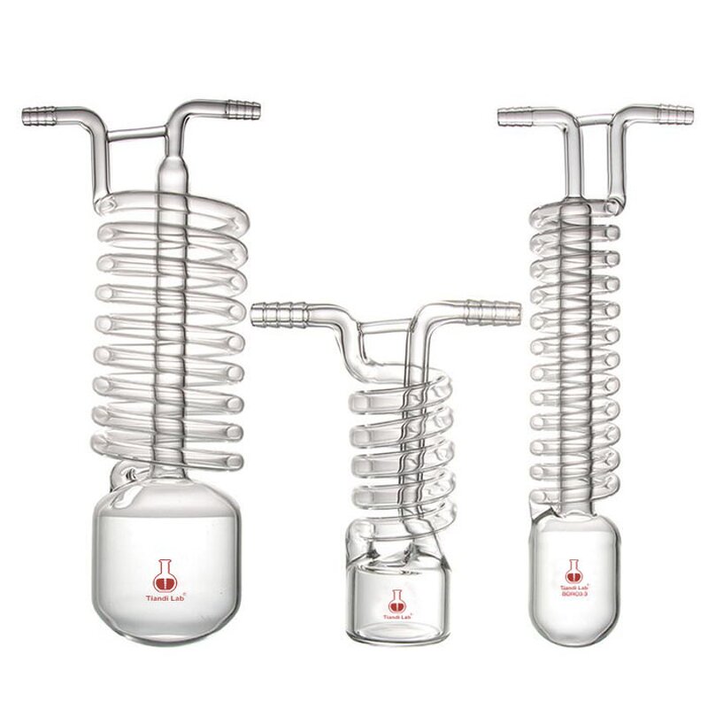 Serpentine Condenser Factory - 85mm High Borosilicate Vacuum Thickened