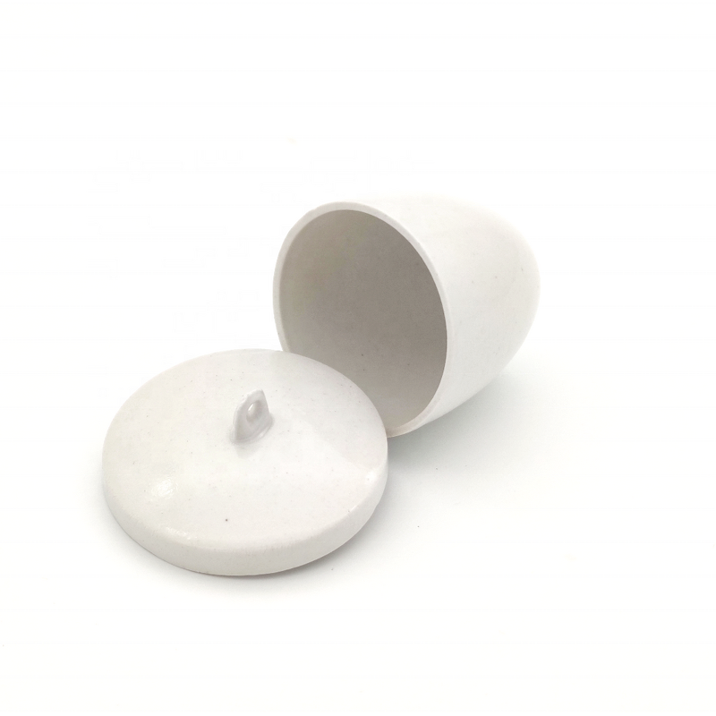 Porcelain Crucible Factory - 50ml with Cover Lid Laboratory Supply