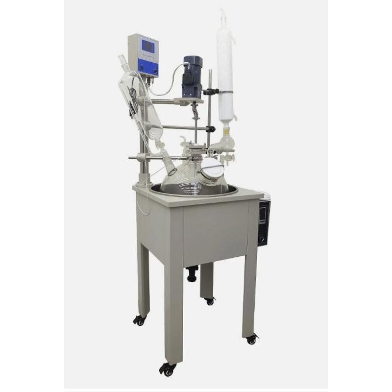 Glass Reactor Kettle Manufacturer - 3L Single-Layer Lab Distillation
