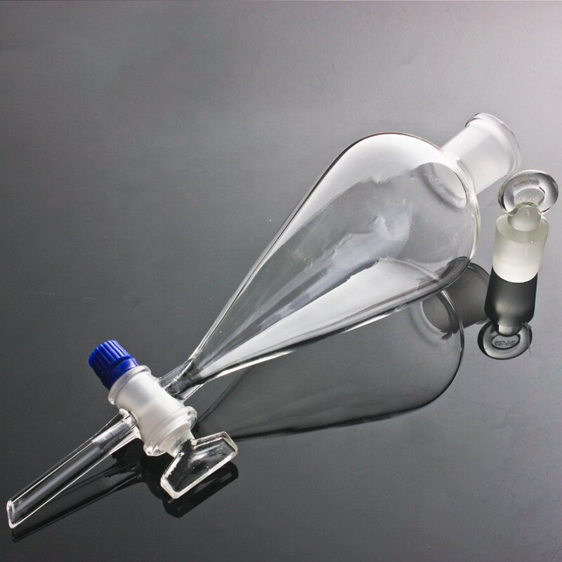 Separatory Funnel Factory - 1000ml Pear-Shape with Glass Stopcock