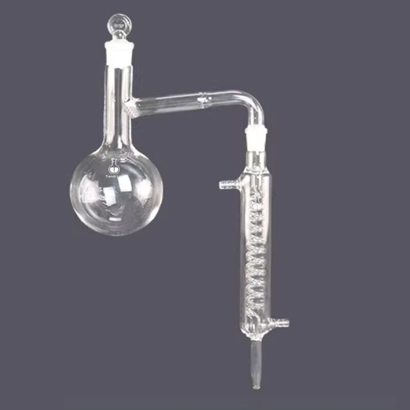 Distilling Apparatus Factory - 500ml Round Bottom Flask with Condenser