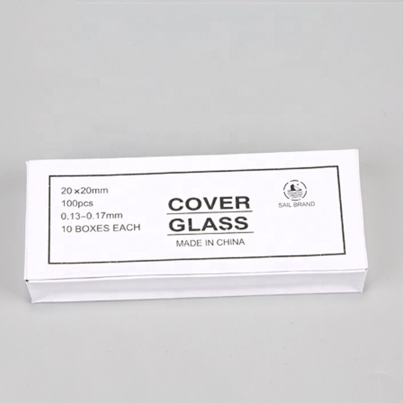 Microscope Cover Slip Factory - 20x20mm Square Glass Slide Cover