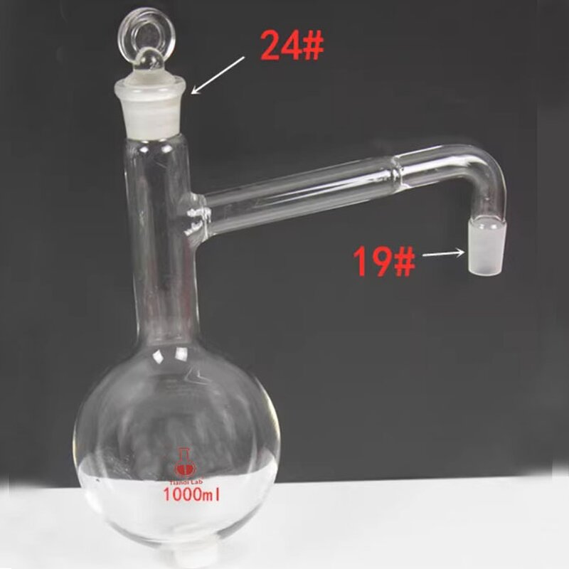 Distilling Apparatus Factory - 500ml Round Bottom Flask with Condenser
