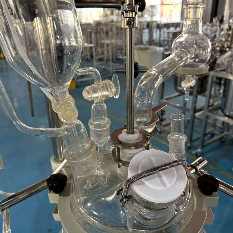 Chemical Reactor Factory - 50L Double-Layer Jacketed Glass 220V