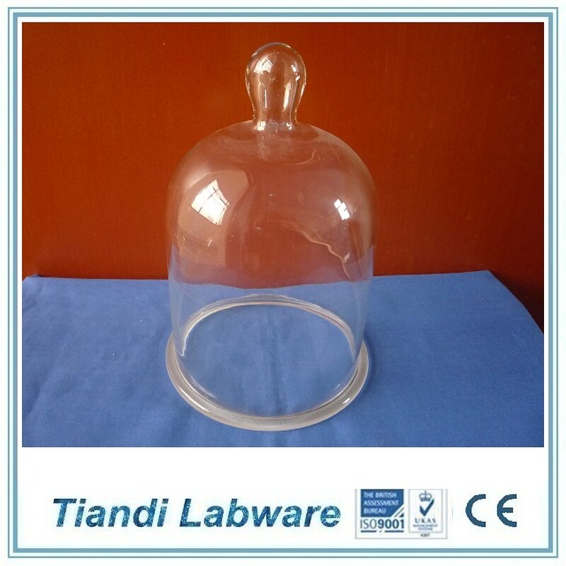 Bell Jar Factory - No.1371 Clear with Knob Top Laboratory