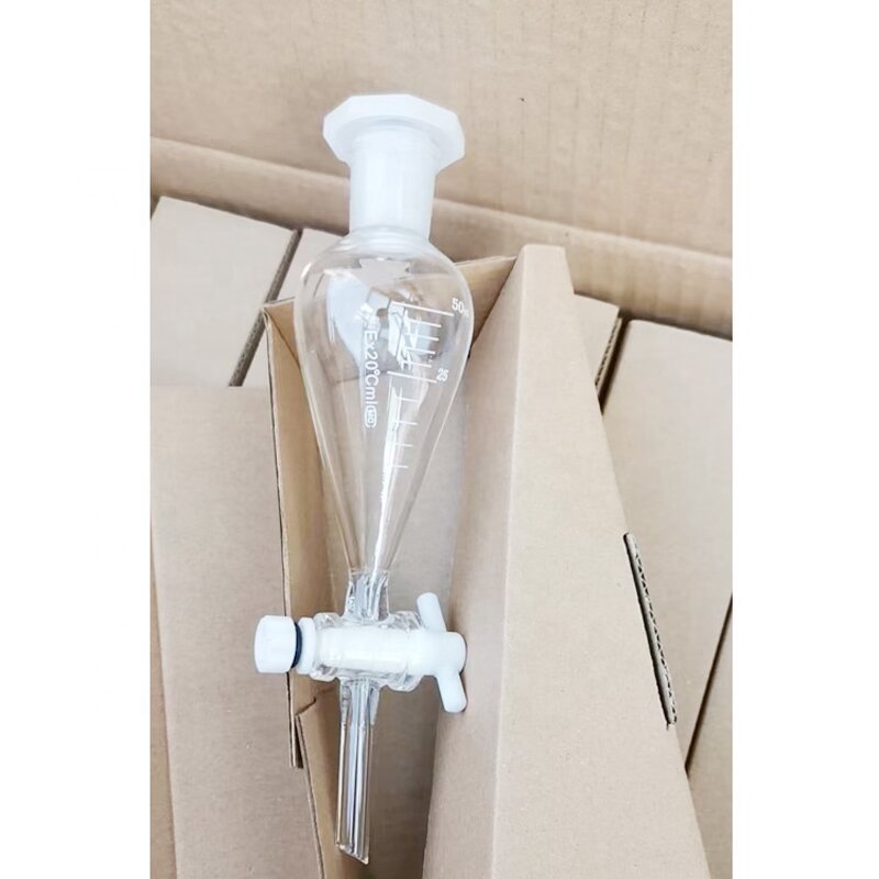 Separatory Funnel Factory - 1000ml Pear-Shape with Glass Stopcock
