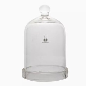 Bell Jar Factory - No.1371 Clear with Knob Top Laboratory