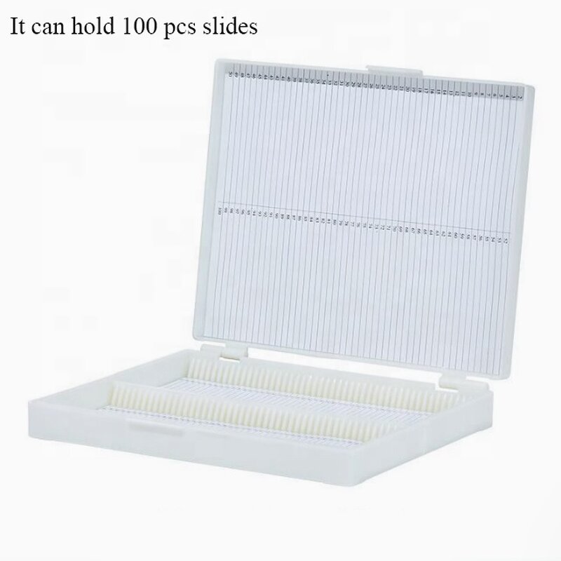 Slide Storage Box Factory - 25 Place Plastic Microscope Slide Box