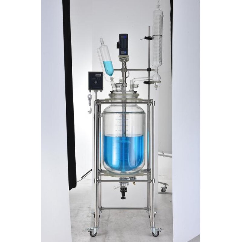 Double Layer Glass Reactor Factory - 200L Borosilicate 3.3 Temperature-controlled