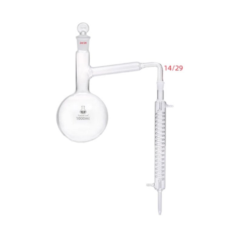 Distilling Apparatus Factory - 500ml Round Bottom Flask with Condenser