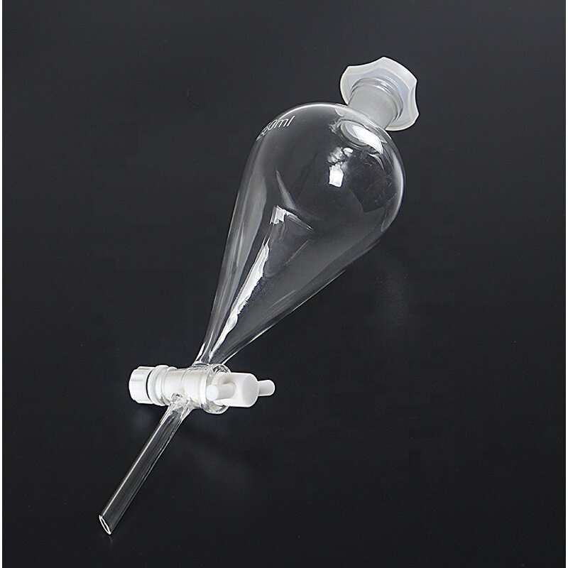 Separatory Funnel Factory - 1000ml Pear-Shape with Glass Stopcock
