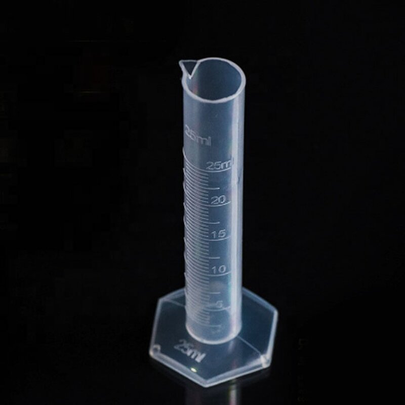 Measuring Cylinder Manufacturer - 10ml Clear Plastic with Spout
