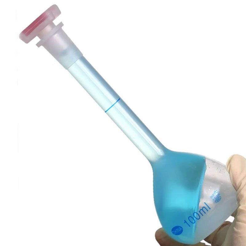 Volumetric Flask Factory - 25-100ml Plastic with Stopper OEM