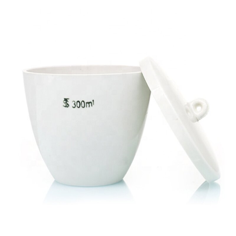 Porcelain Crucible Manufacturer - 40ml Low Form with Lid Lab