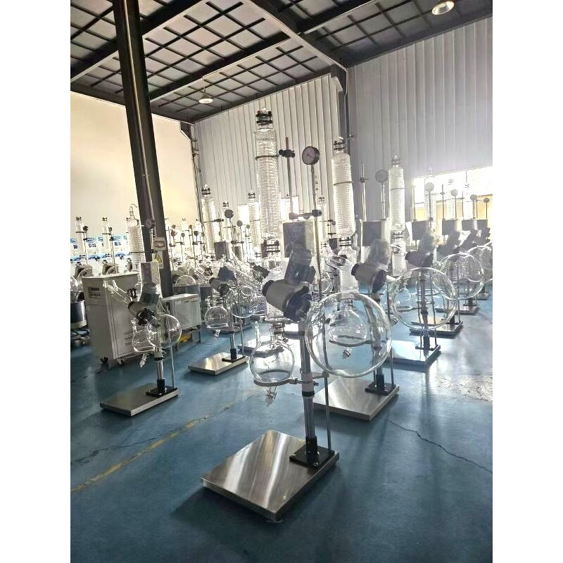 Sliding Rotary Evaporator Manufacturer - 3L Laboratory Vacuum Distiller