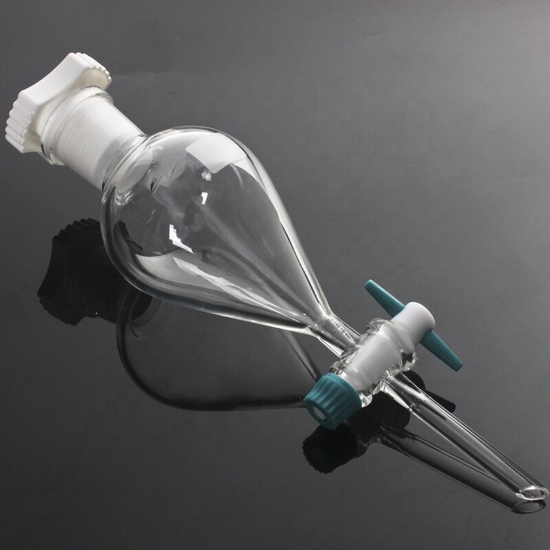 Separatory Funnel Manufacturer - 1000ml Glass with PTFE Stopcock