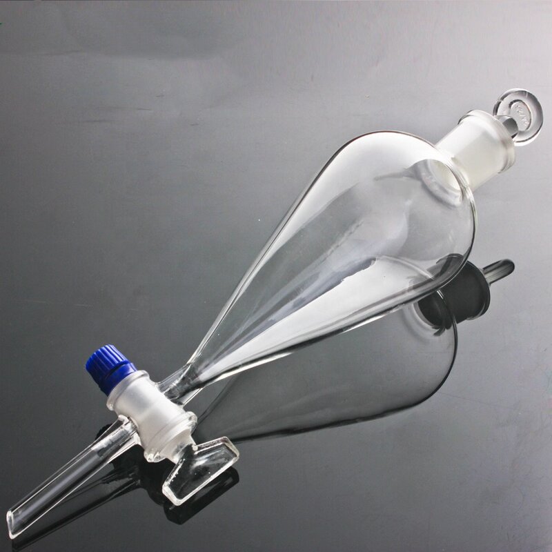 Separatory Funnel Manufacturer - 1000ml Glass with PTFE Stopcock