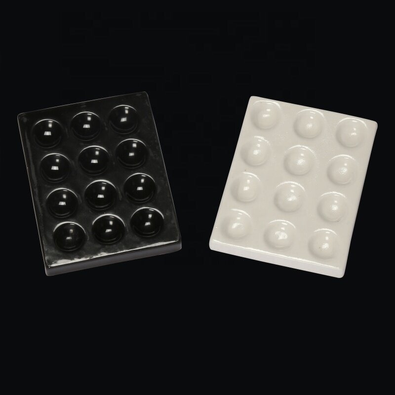 Spot Plate Factory - Porcelain White with 12 Depressions Lab