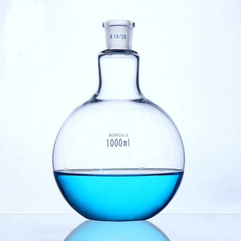 Round Bottom Flask Factory - 2000ml Three Neck Boiling Flask Glass