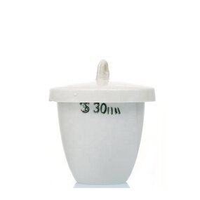 Porcelain Crucible Factory - 30ml Chemical with Lid Cover OEM