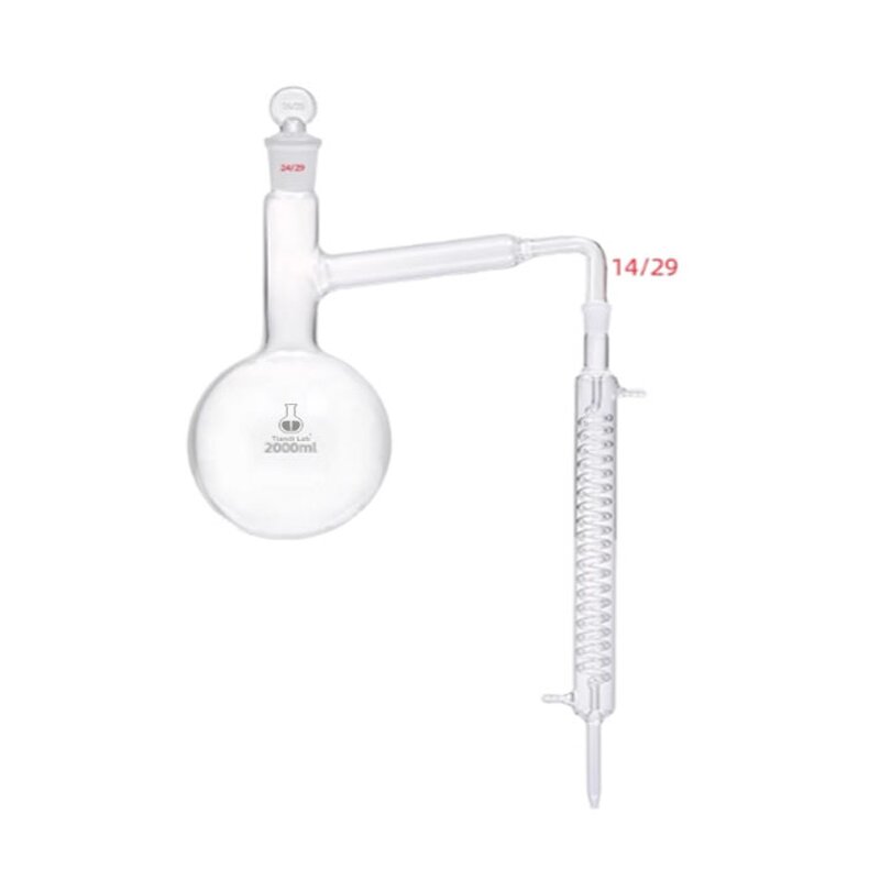 Distilling Apparatus Factory - 500ml Round Bottom Flask with Condenser