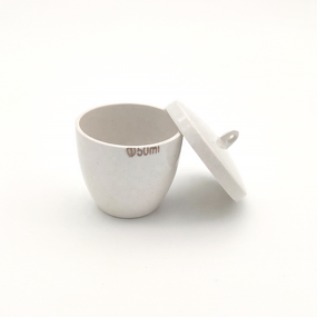 Porcelain Crucible Factory - 50ml with Cover Lid Laboratory Supply