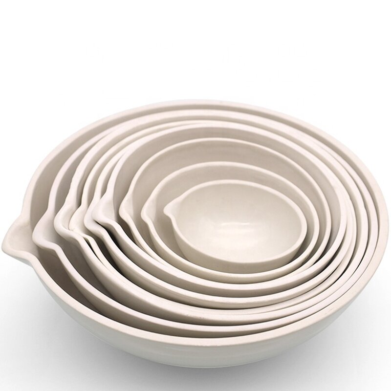 Evaporating Dish Factory - 50ml Ceramic Porcelain with Pouring Lid