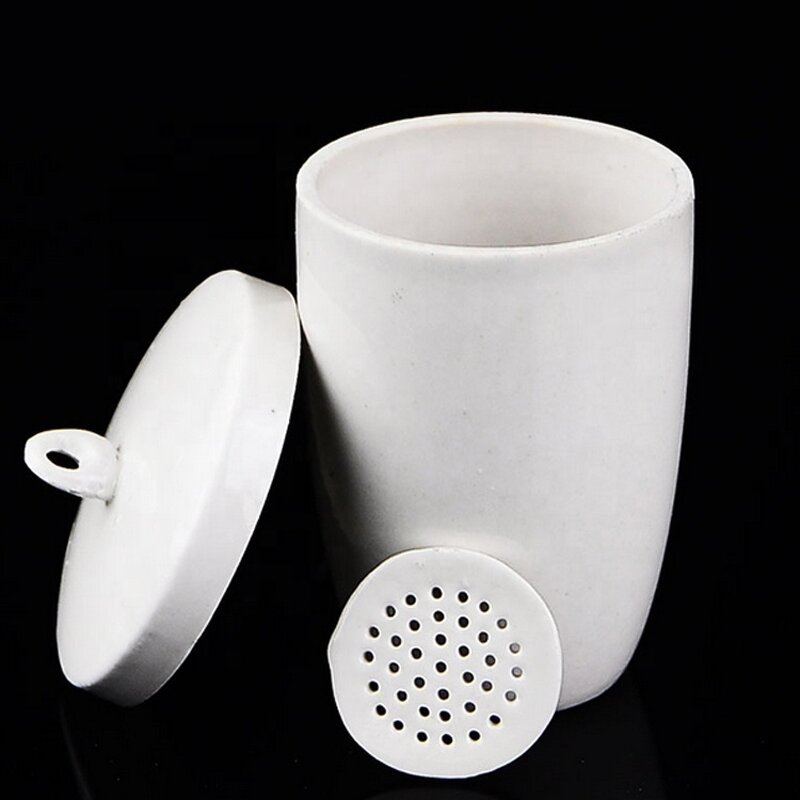 Porcelain Crucible Factory - Perforated Bottom for Extractions Lab
