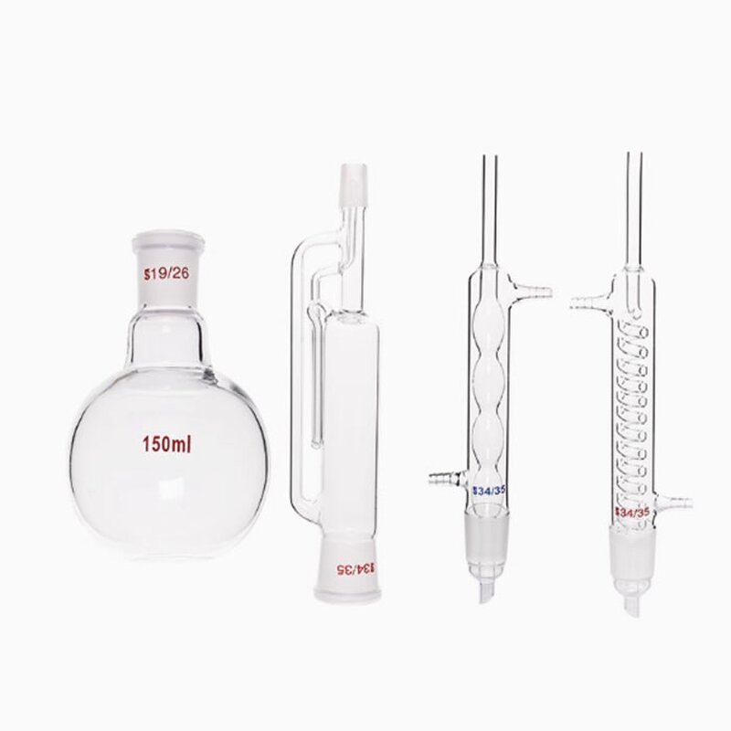 Extraction Apparatus Factory - 250ml Soxhlet with Coiled Condenser