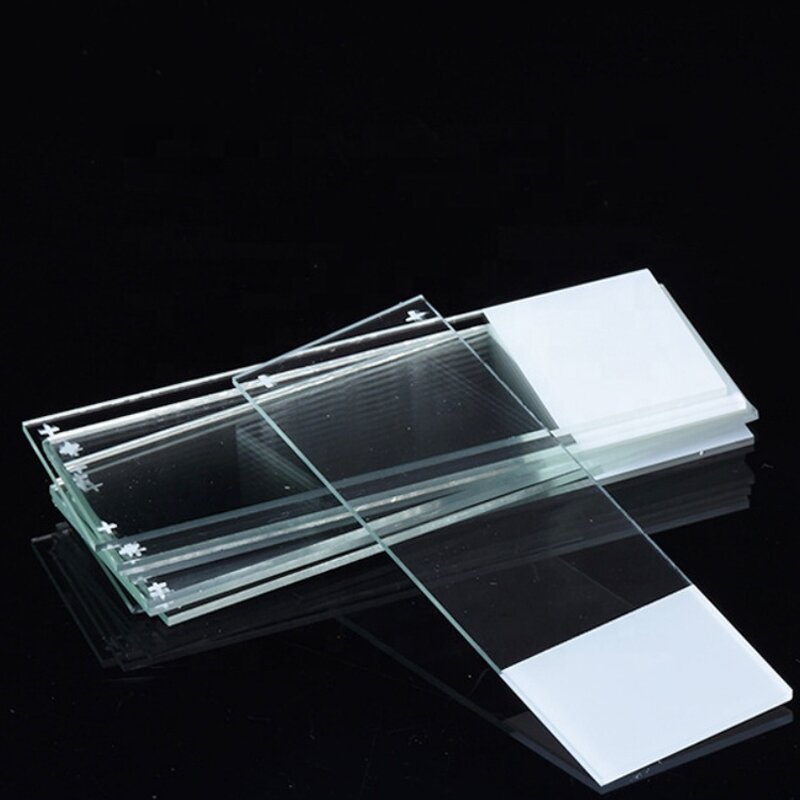 Microscope Cover Slip Factory - 7109 with White Edge Slide Cover