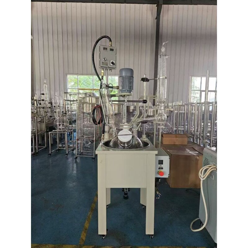 Glass Reactor Kettle Manufacturer - 30L Single-Layer for Distillation