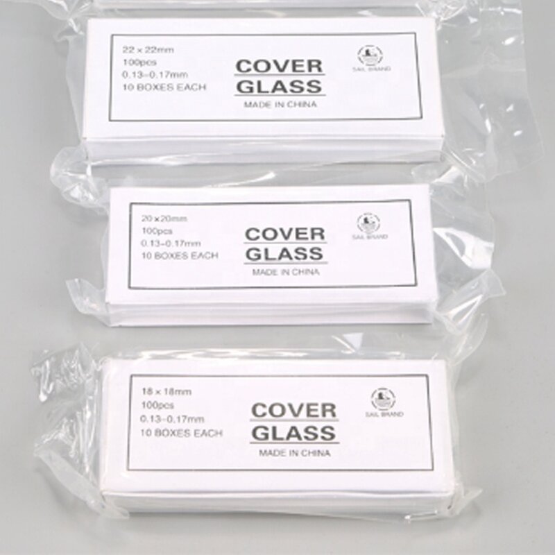 Microscope Cover Slip Factory - 20x20mm Square Glass Slide Cover