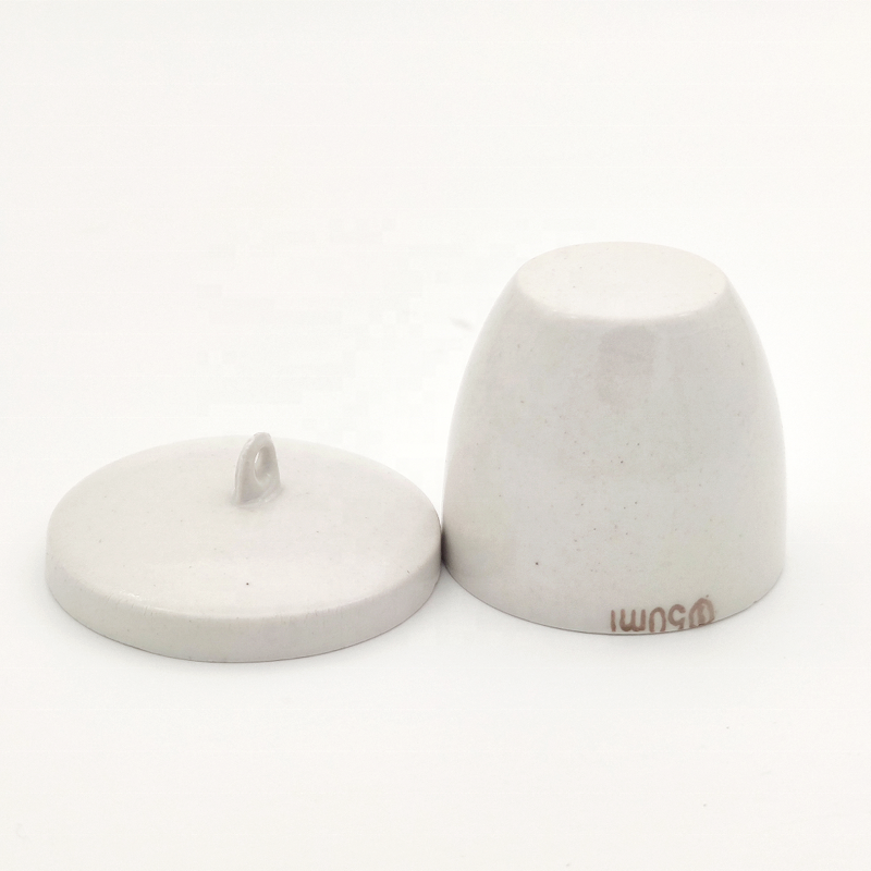 Porcelain Crucible Factory - 50ml with Cover Lid Laboratory Supply