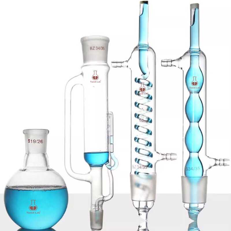 Soxhlet Extractor Factory - 250ml with Coiled Condenser Glass Joints