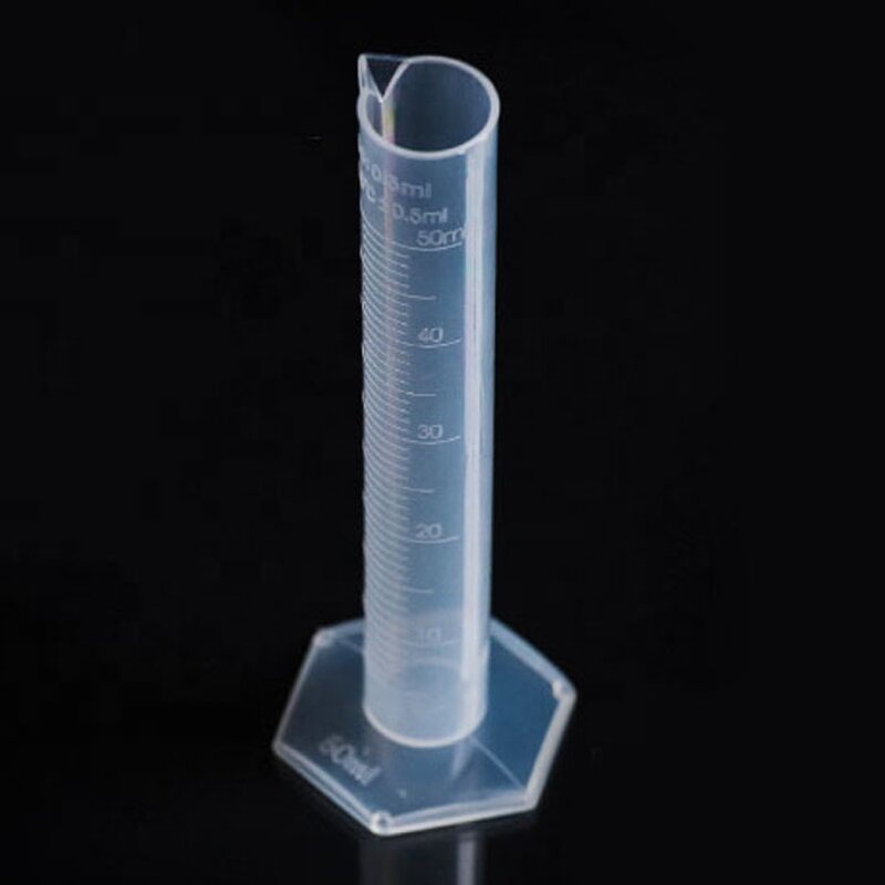 Measuring Cylinder Manufacturer - 10ml Clear Plastic with Spout