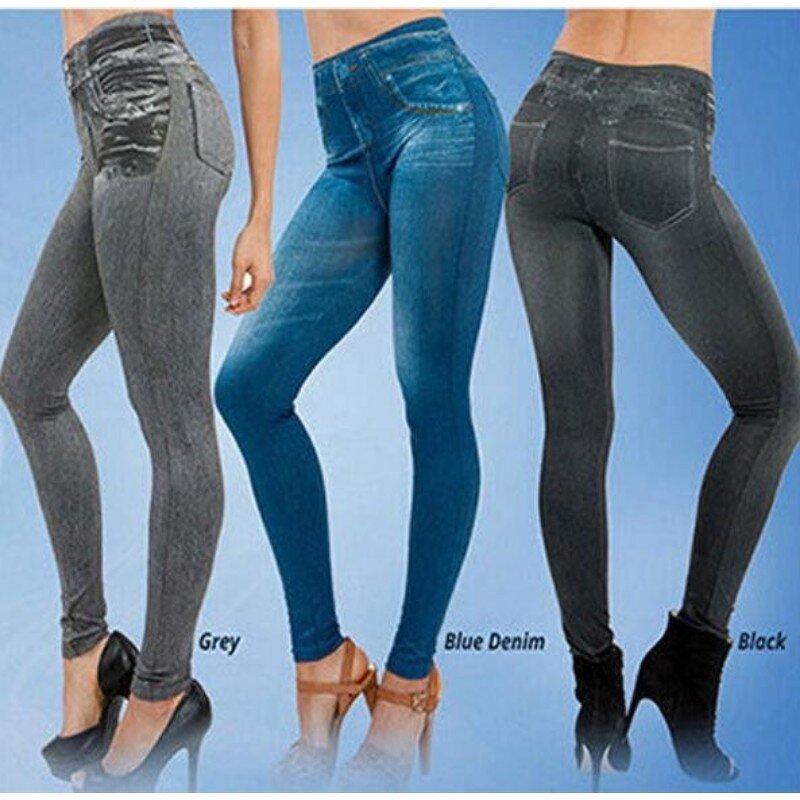 Jeggings Factory - OEM Custom Size Ladies Unlined Jean Leggings